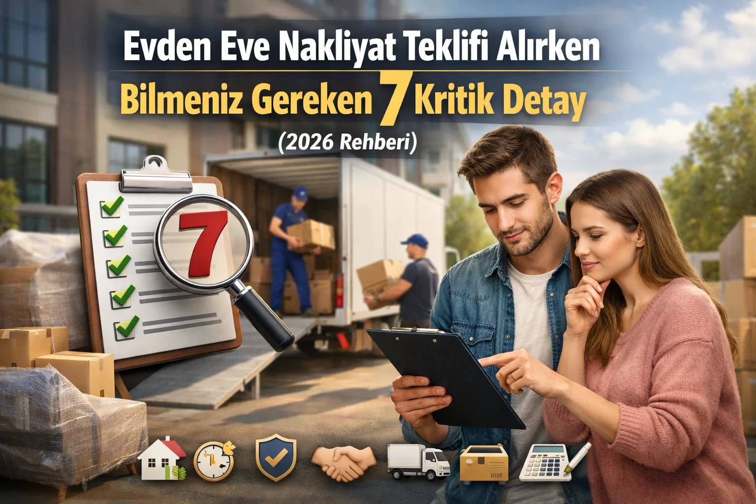 Evden Eve Nakliyat Teklifi Alırken Bilmeniz Gereken 7 Kritik Detay (2026 Rehberi)