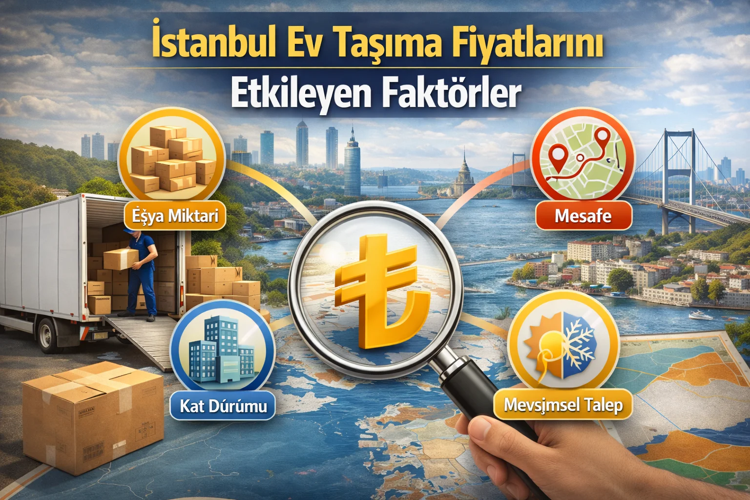 istanbul Ev Taşıma Fiyatlarını Etkileyen Faktörler 