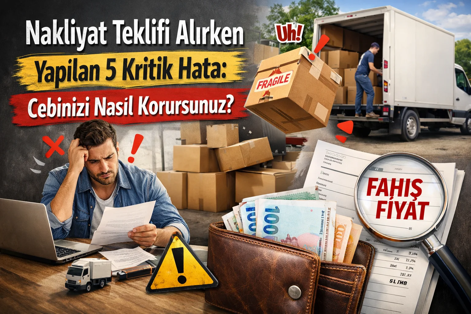 Nakliyat Teklifi Alırken Yapılan 5 Kritik Hata: Cebinizi Nasıl Korursunuz?
